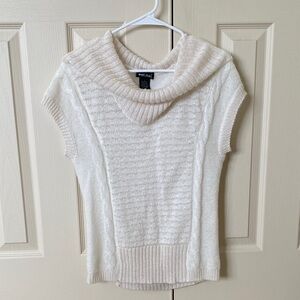 Wet Seal Women's Ivory Cowl Neck Sweater